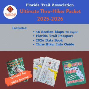 Ultimate Thru-Hiker Map Packet w/ Data book