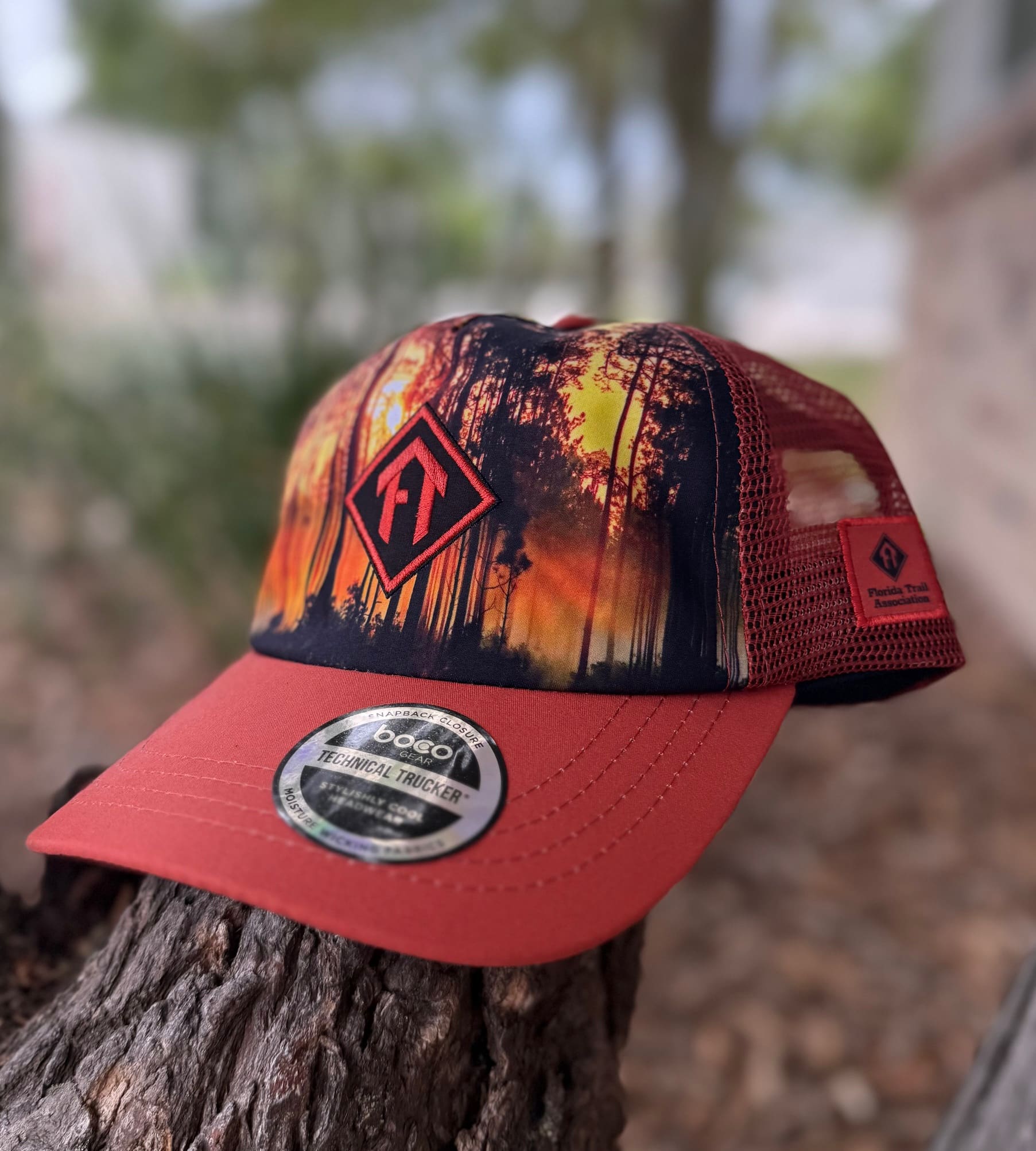 Sunset on the FT Trucker Hat