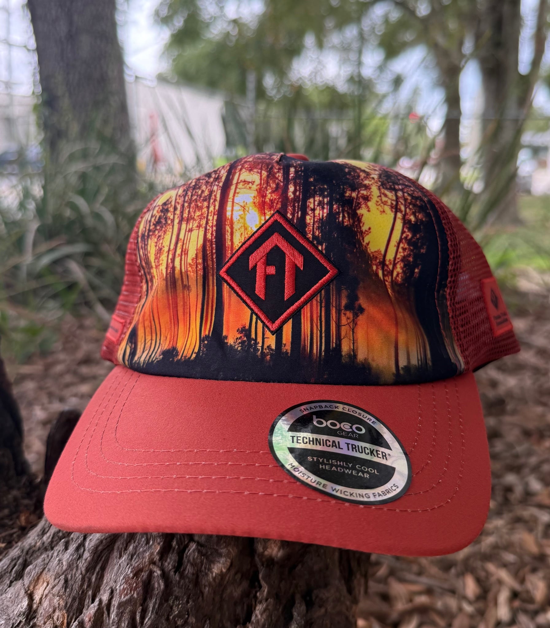 Sunset on the FT Trucker Hat - Image 4