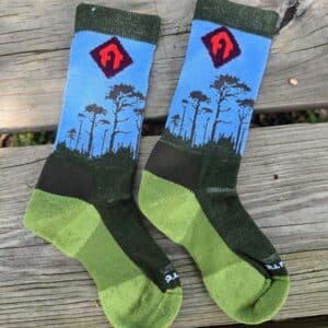 FTA Sock - Trees (Blue)