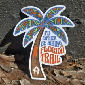 I'd Rather Be Hiking Sticker